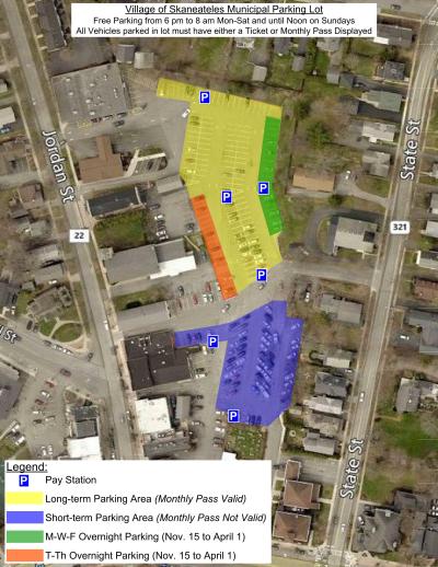 Aerial View of Municipal Lot Map