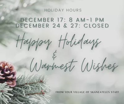 Holiday Hours